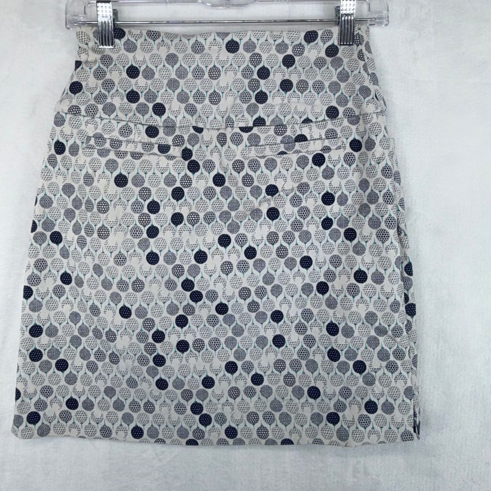 Swing Control Womens Golf Skort Size 0 Navy Teal Golf Ball Print Active Skirt - Picture 2 of 7